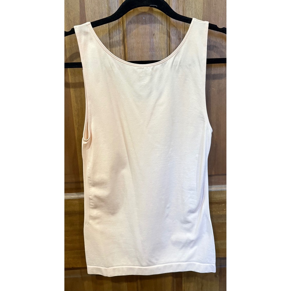 Cato Basic Tank Top Women Size M Light Peach Scoop Neck Sleeveless Seamless - Picture 3 of 4